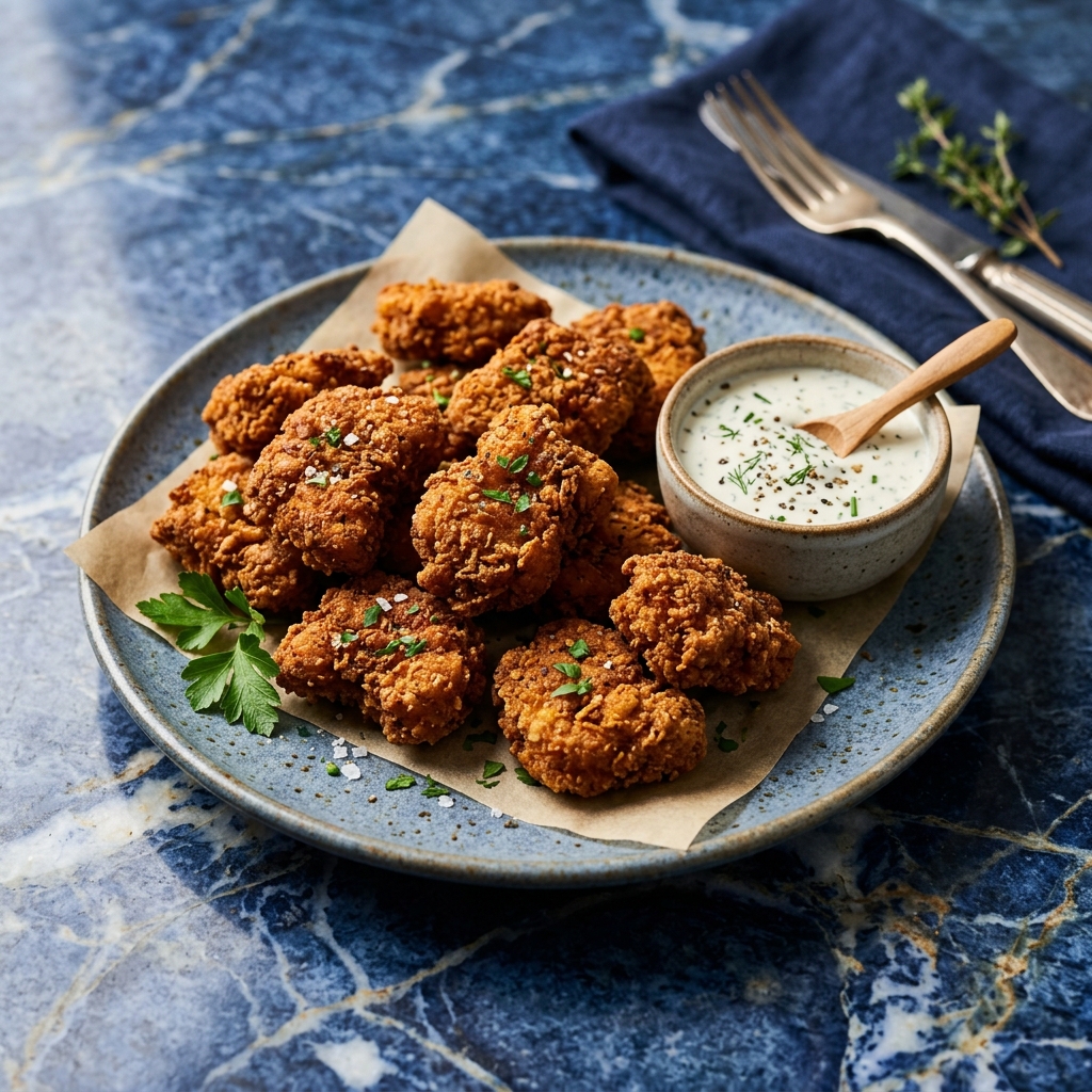 Cooked 1kg nuggets